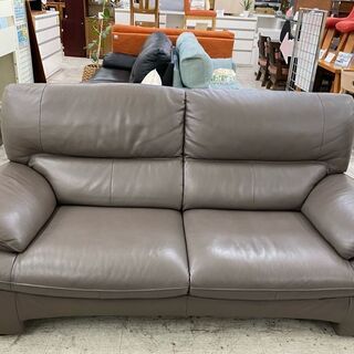 便利なスツールが付属！【愛品館 江戸川店】２Pワイド本革ソファ+スツール　ソファ　「お問い合わせ番号：156-009105-007」