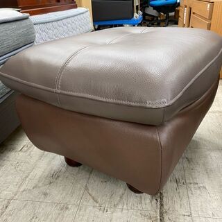 便利なスツールが付属！【愛品館 江戸川店】２Pワイド本革ソファ+スツール　ソファ　「お問い合わせ番号：156-009105-007」