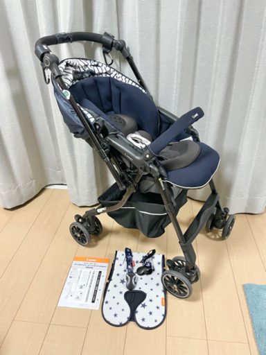 美品 コンビ  ベビーカー  メチャカル ハンディ オート4キャス コンパクト