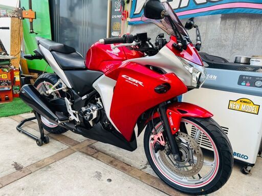★オートローン可能　前後タイヤ新品！ CBR250R ABS付 MC41 PGM-Fi グリップヒーター ロングスクリーン 千葉 配送可！ ★