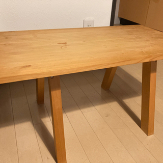 【お取引中】木製ローテーブル　無印良品　IKEA