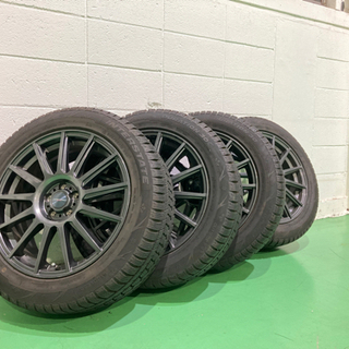 スタッドレスタイヤ225/55R18 weds VELVA SPORTホイール　レガシィなど