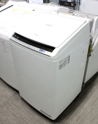 日立 ビートウォッシュ 全自動洗濯乾燥機 洗濯8.0㎏/乾燥4.5㎏ BW-DV80C-Wホワイト 2018年製 HITACHI 洗濯機 中古家電 店頭引取歓迎 R4277)