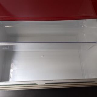 三菱 370L 3ドアノンフロン冷蔵庫【MR-C37EZ-R1】右開き エディオンオリジナル お洒落なイタリアンレッド 2016年製