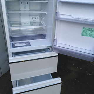 美品□三菱 2018年製 3ドア冷凍冷蔵庫 330L MR-CX33C-W□