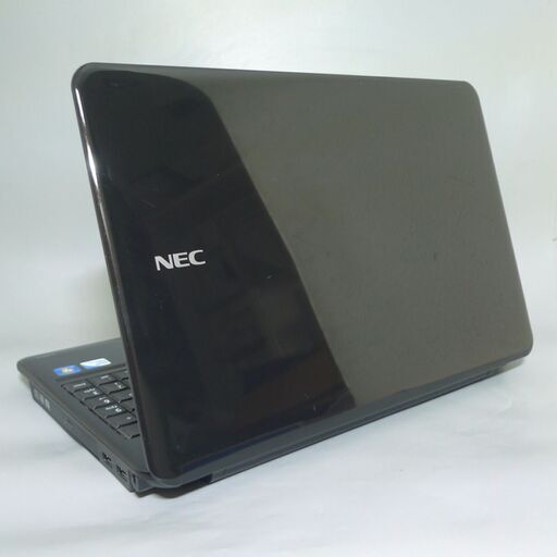 即使用可 ブラック ノートパソコン 中古良品 15.6型ワイド NEC PC-LS150BS6B Celeron 4GB DVDマルチ 無線LAN Wi-Fi Windows10 Office 即使用可 ブラック ノートパソコン 良品 15.6型ワイド NEC PC