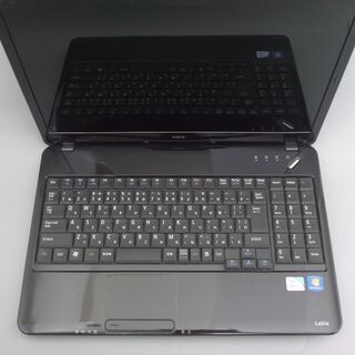 即使用可 ブラック ノートパソコン 中古良品 15.6型ワイド NEC PC 