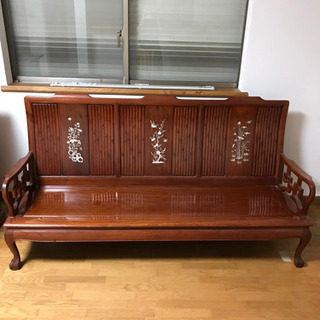 花梨　長椅子　家具