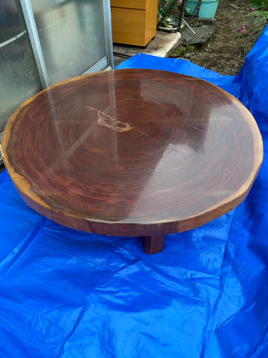 値下げしました　天然木材　一枚板の高級テーブル！(すごく重いです)