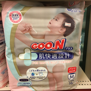 グーンプラス おむつ パンツ 肌快適設計 M（6〜12kg） 1...