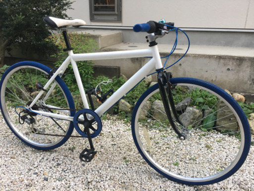 281.クロスバイクホワイト26インチ