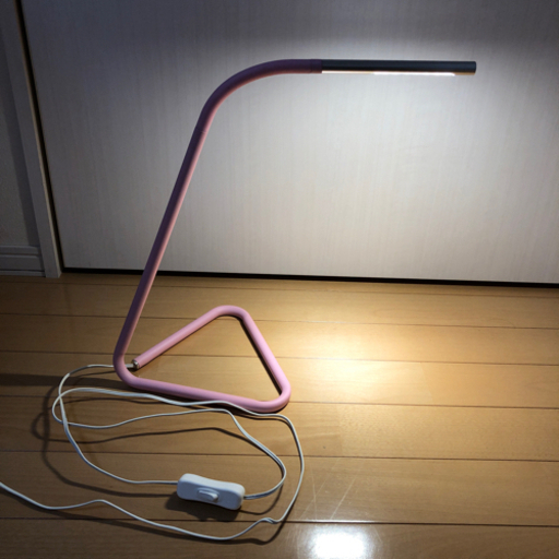 Ikea イケア Ledワークランプ ブライトピンク シルバーカラー きんぐ 和歌山大学前の家具の中古あげます 譲ります ジモティーで不用品の処分