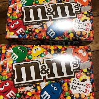 M&M’s マースジャパン　二箱　ミルクチョコ　ピーナッツチョコ