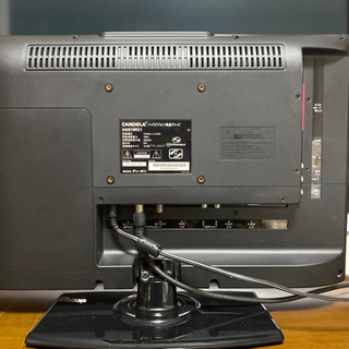 ドウシシャ CANDELA 19Vテレビ リモコンあり