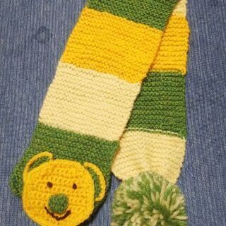 手編みマフラー(コアラ)