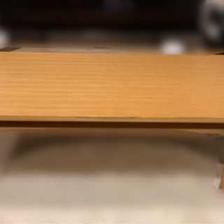 【終了】無印良品 木製ローテーブル・オーク材 幅１１０×奥行５５...