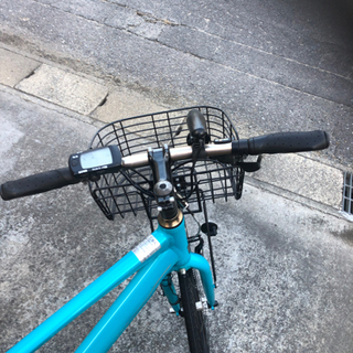 PANASONIC JETTER美品電動アシスト自転車クロスタイプ新品バッテリー