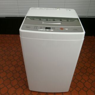 ID 982197 アクア 5.0Kg 2017年製 AQW-BK50F(W)