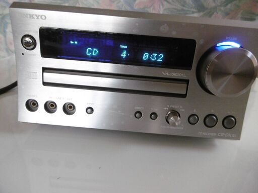 ONKYO CR-D1LTD CDチューナーアンプ 動作品 動作品ONKYO CR-D1LTD CD⁄FMチューナーデジタルアンプ リモコン 取説