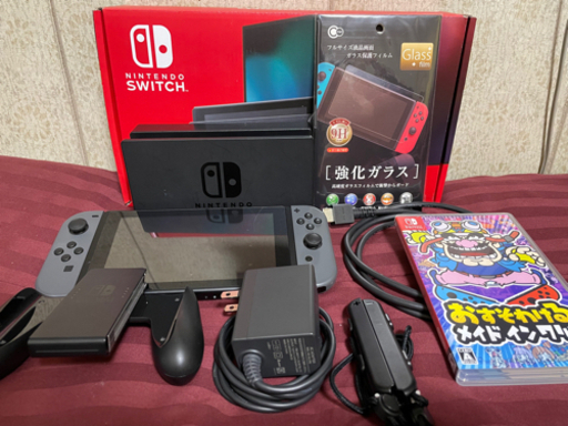 Nintendo Switch 本体 グレー ソフト付