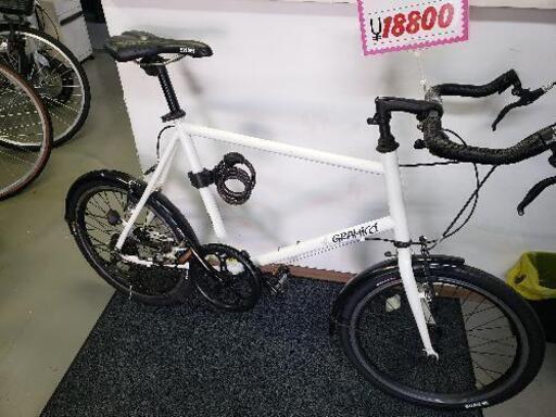 (♠️3)自転車ホワイトミニベロ20インチ
