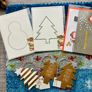 【ネット決済】クリスマスカード 3種6枚セット