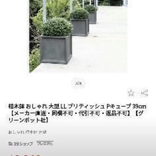 植木鉢 おしゃれ 大型 鉢 プランター ブリティッシュ Pキューブ 39cm