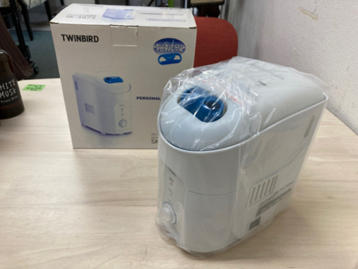 【10/15確約済み】【新品未使用品✨】TWINBIRD ツインバード パーソナル加湿器 SK-4974W