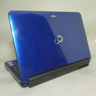 青色 ノートパソコン 中古良品 15.6型ワイド 富士通 AH700/5B Core i5 
