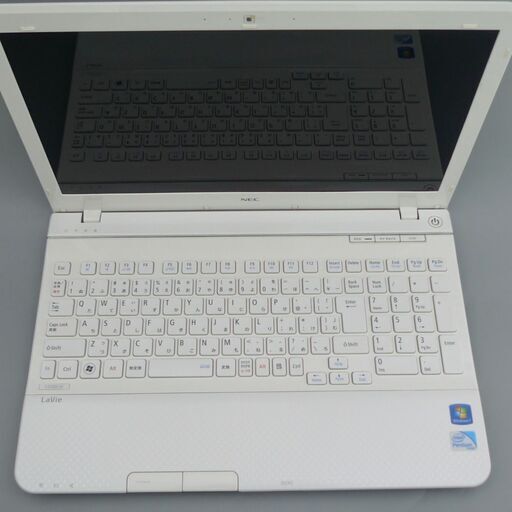美品 ホワイト 白 ノートパソコン 15型ワイド NEC PC-LS150HS6W