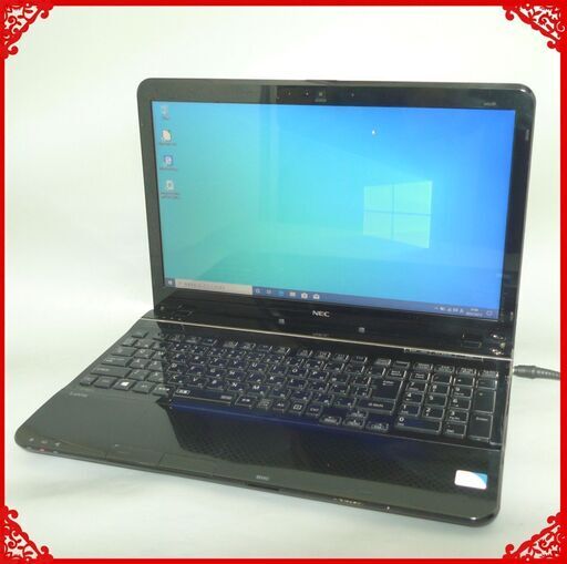 即使用可 ノートパソコン 中古良品 15.6型ワイド NEC PC-LS150LS1KSB Celeron 4GB 500GB DVDマルチ 無線 webカメラ Windows10 Office