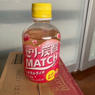 【ネット決済】ゼリー炭酸MATCH ミネラルライチ　260g×23本