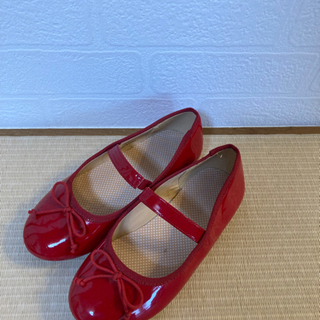 【受付終了】赤い靴 18cm