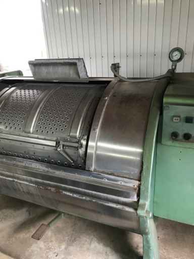 アサヒ　洗濯容量 65kg オープンワッシャー　大型水洗機　中古未整備　三相200V1.5kw(0.75×2)