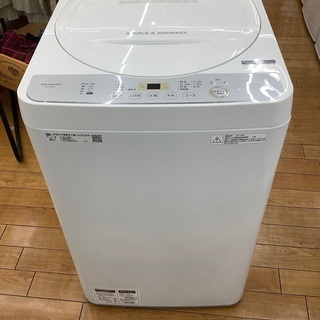 SHARP　シャープ　全自動洗濯機 ES-GE5C-W 2019...