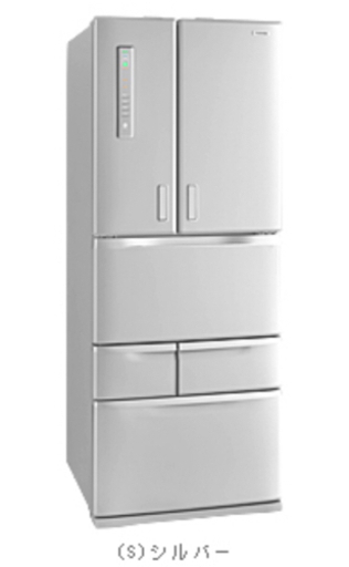 TOSHIBA冷凍冷蔵庫 VEGETA 471L 6ドアフレンチドア(両開き)タイプ シルバー