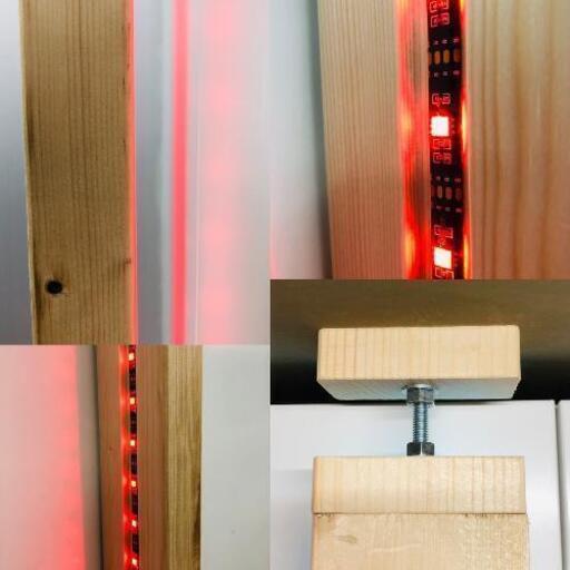 LED間接照明　/  2×4材　2本セット