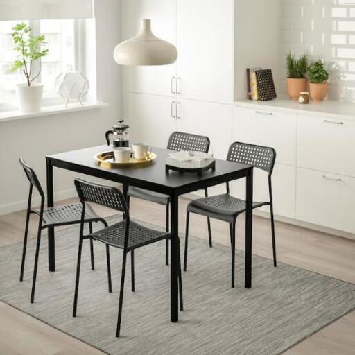 IKEA TARENDO/ADDE テーブル\u0026チェア4脚セット