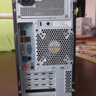 103 WIN11の自作パソコン＋19インチモニター 新品SSD120GB＋500GB