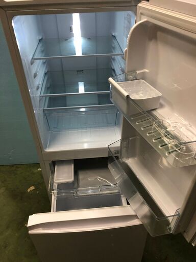2020年製 高年式　amadana/2ドア冷凍冷蔵庫　アマダナ/ハイアール　AT-RF150-WH　2ドア 右開きタイプ 154L 白色