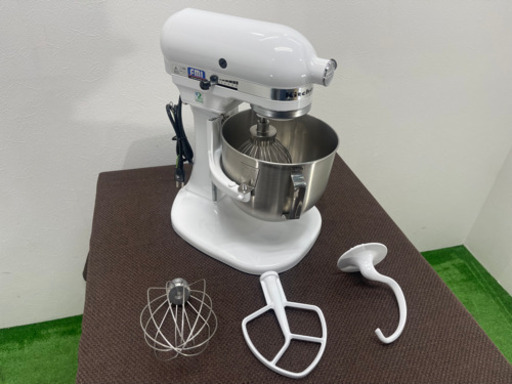 KitchenAid KSM5WH 用のボウルとフックとビーター