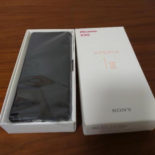 美品】SONY XPERIA 1 Ⅲ SIMロック解除 docomo SO-51B RAM12GB 256GB