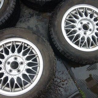 スバル STI純正BBS ブリザック195/65R15 4本 トヨタ プリウス アリオン