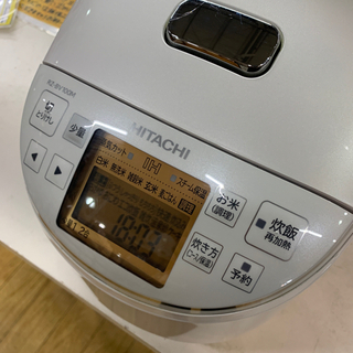 4/3 値下げ⭐️美品⭐️2019年製 HITACHI 5.5合 圧力スチームIH 炊飯器 RZ-BV100M 日本製 日立 - 家電