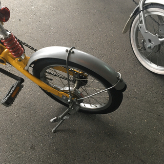 S284★GOLDEN BISI★ゴールデンビシ★折りたたみ自転車★黄