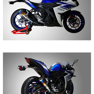 JMCA/政府認証品YZF-R3.R25スリップオンショートマフラー