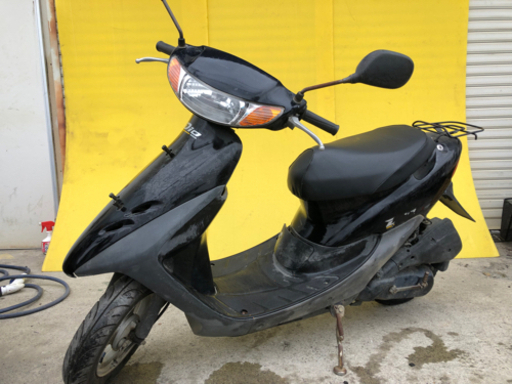 実動❗️タイヤ前後山あり❗️ライブディオ　2stモデル　格安原付　スクーター　50cc