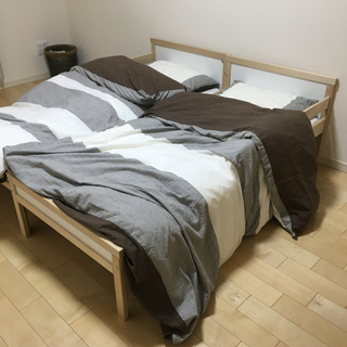 IKEAの子供用ベッド2台