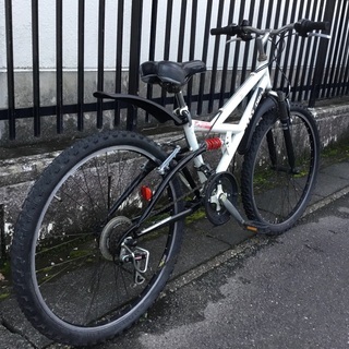 動作＞DUAL PRO・デュアルプロ MTB・26インチ マウンテンバイク・3×6段