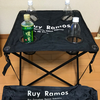 Ruy Ramos(ラモス瑠偉) アウトドアテーブル　ドリンクホ...